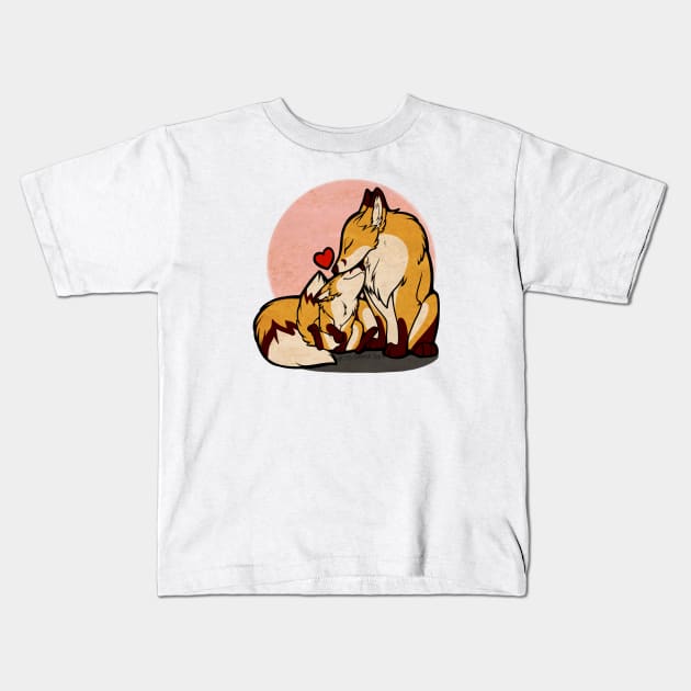 Parental Love - Fox Kids T-Shirt by Temrin